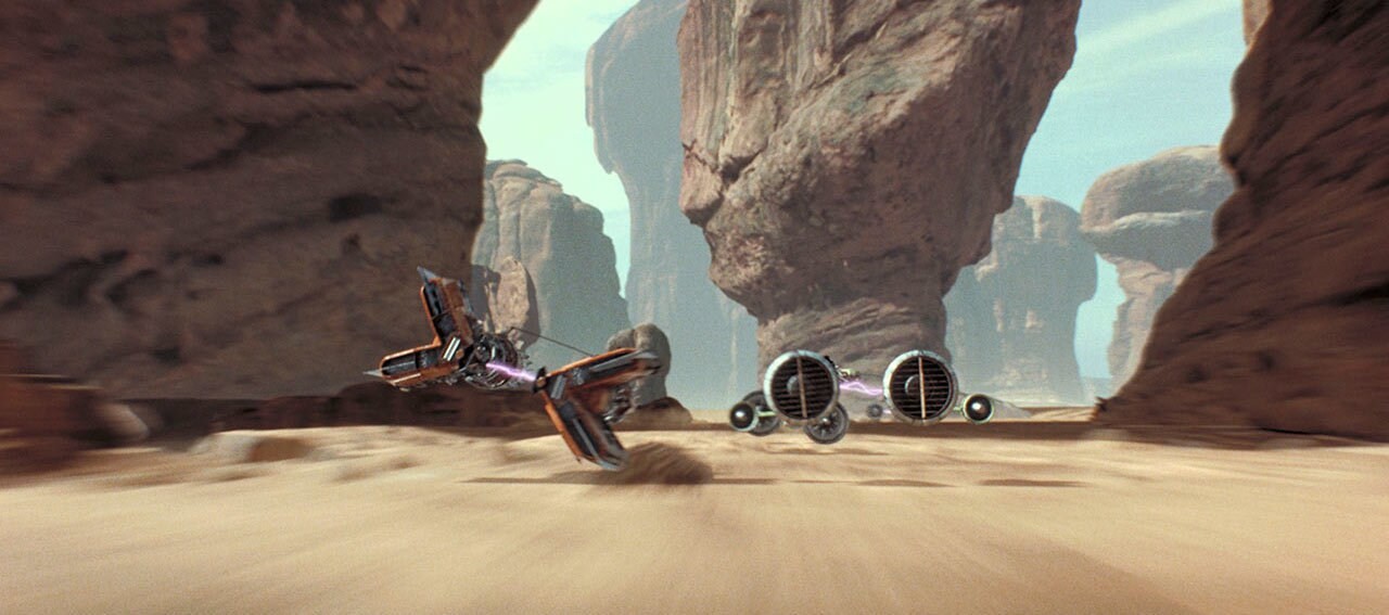 The podracing sequence in George Lucas's Star Wars: The Phantom Menace was one of the worst set pieces ever