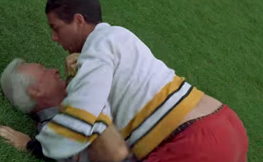 Bob Barker vs Adam Sandler's iconic fistfight became the highlight of the film