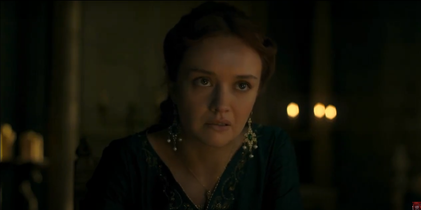 Olivia Cooke as Alicent Hightower in House of the Dragon