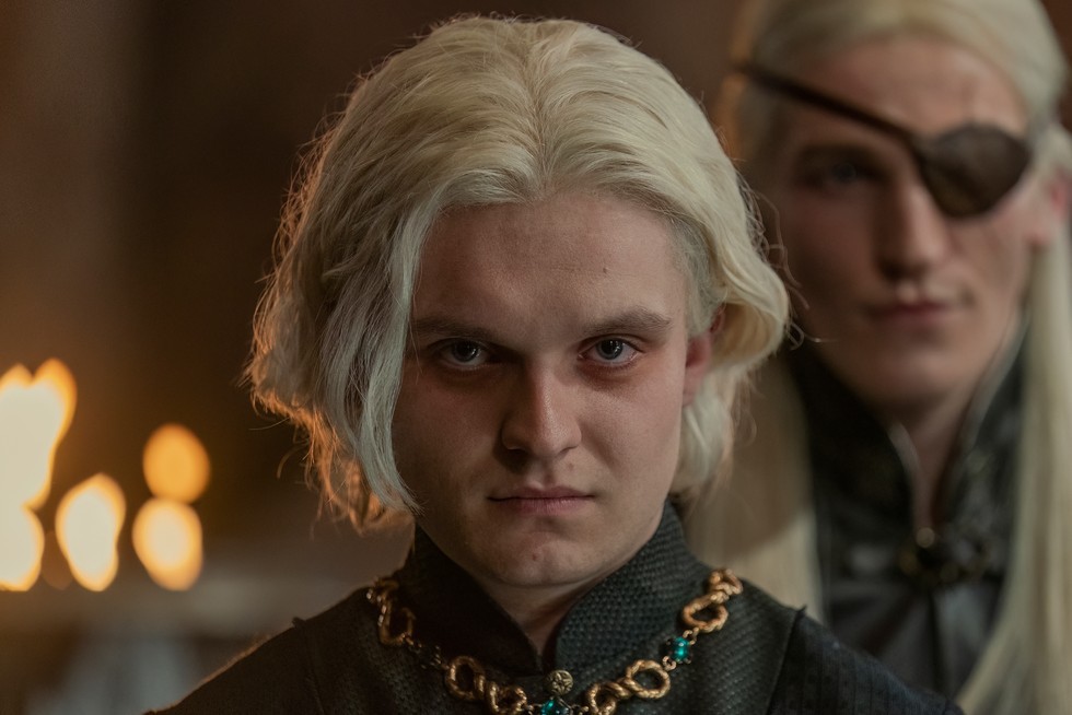 Tom Glynn-Carney as a young Aegon Targaryen in House of the Dragon