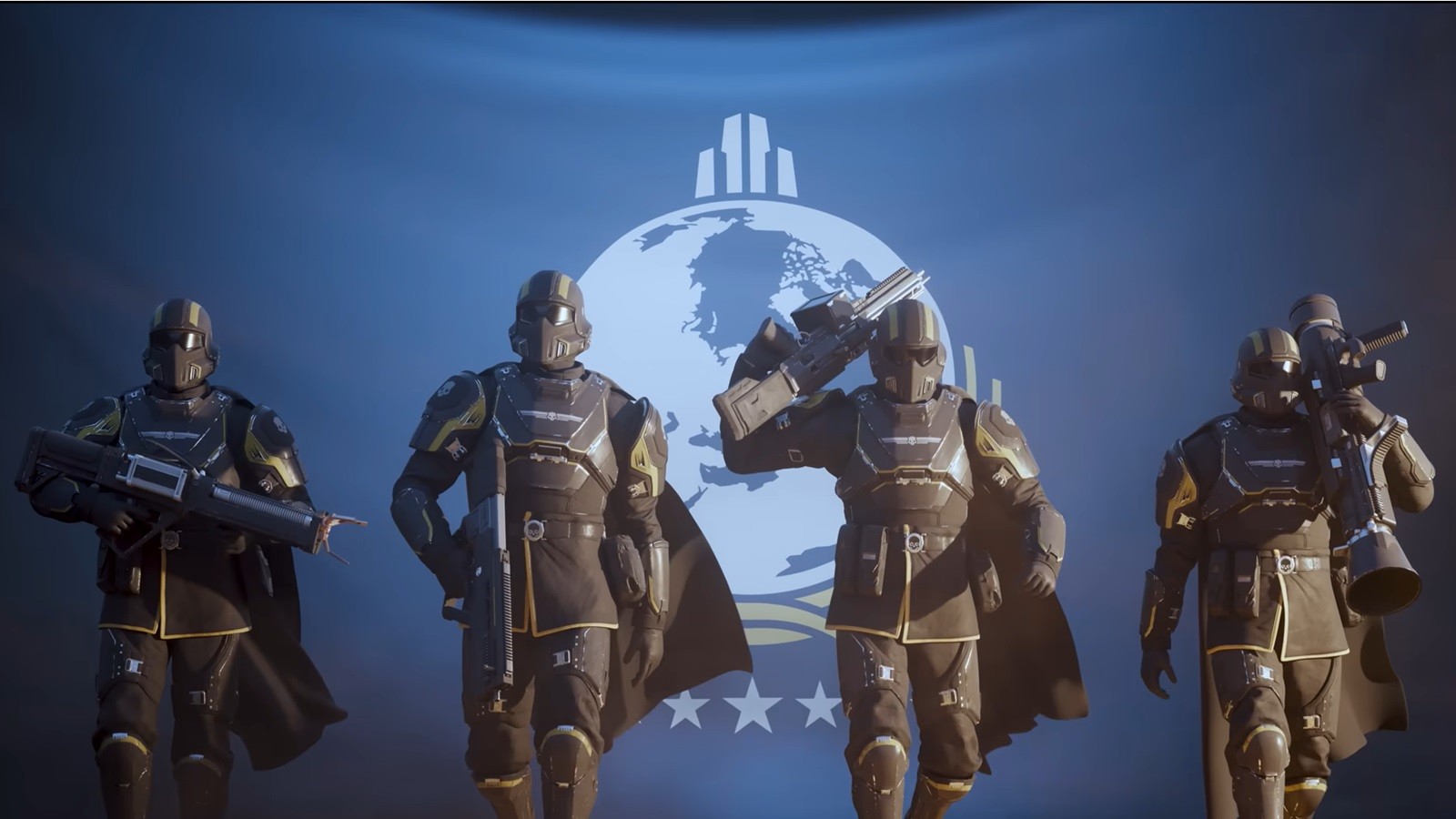 A still from Helldivers 2 trailer