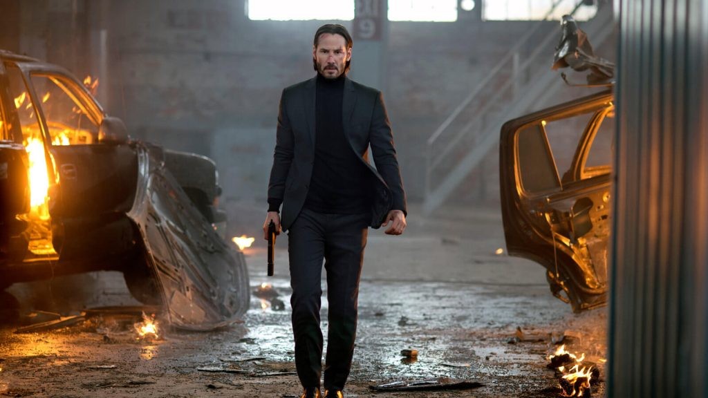 Keanu Reeves as the titular character in the 2014 movie.