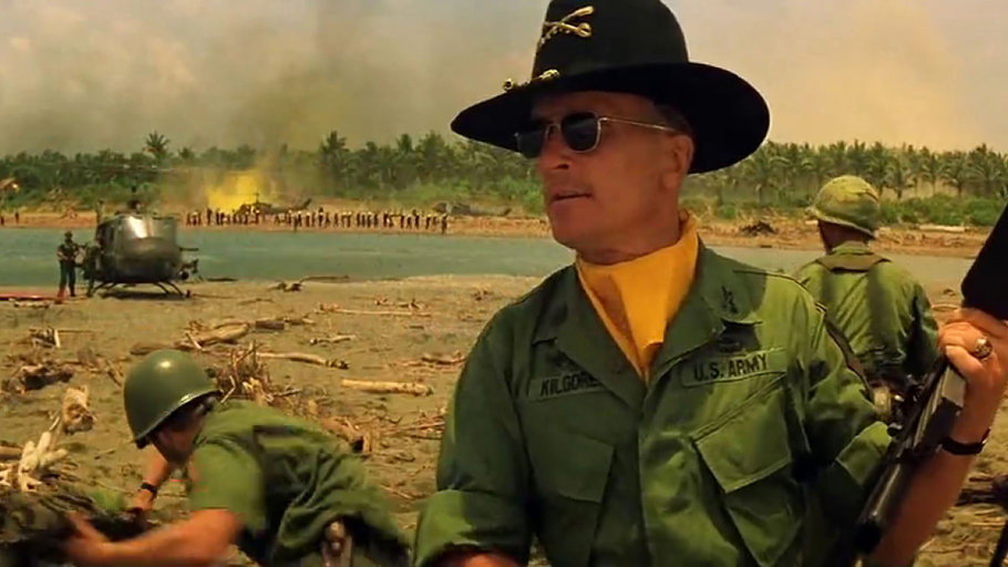 Robert Duvall in a still from Apocalypse Now