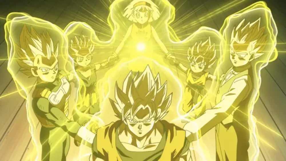 Goku Became Super Saiyan God in Dragon Ball