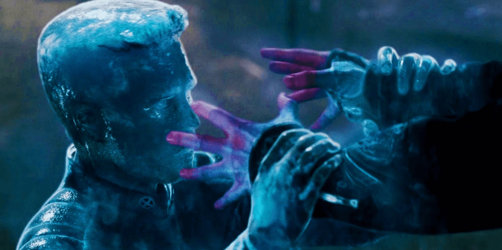 Ashmore as Iceman. | Credit: X-Men film series.