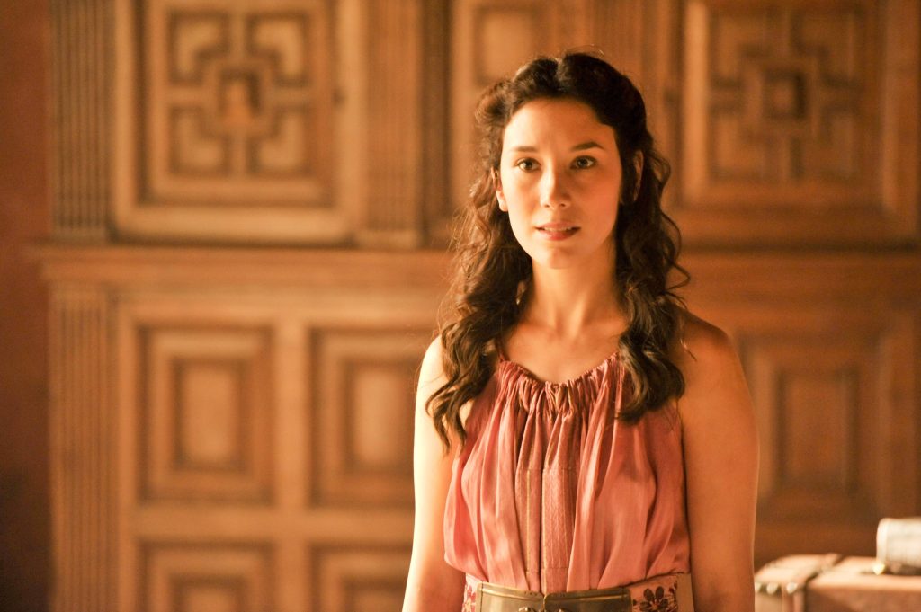 Sibel Kekilli as Shae in George R.R. Martin's Game of Thrones/HBO