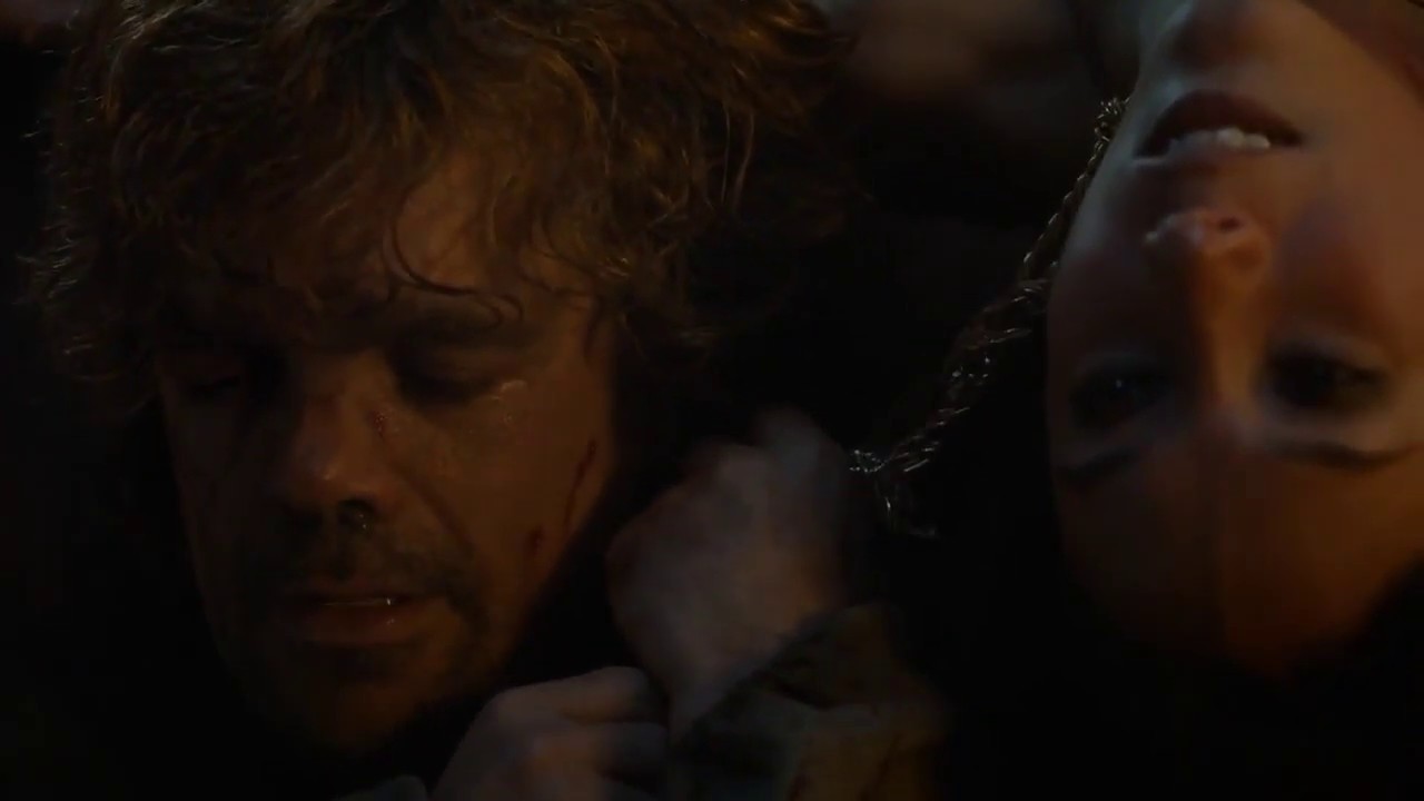 Tyrion murdering Shae in a still from Game of Thrones/ HBO