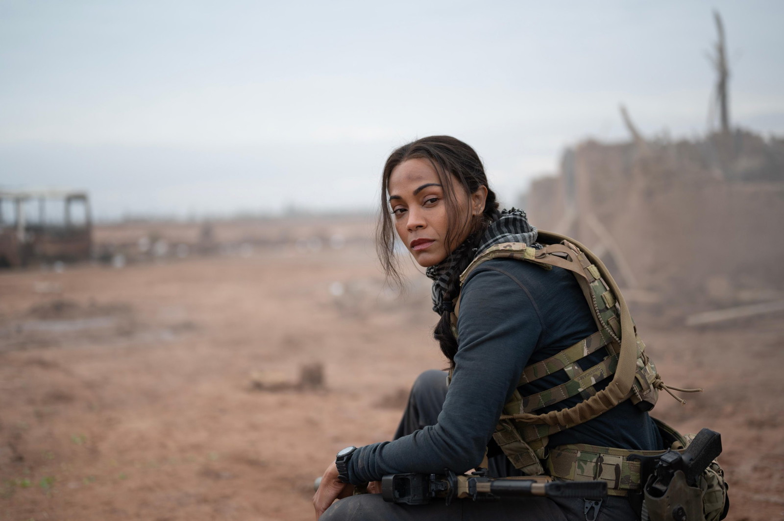 Zoe Saldaña in Special Ops: Lioness [Credit: Paramount Network]