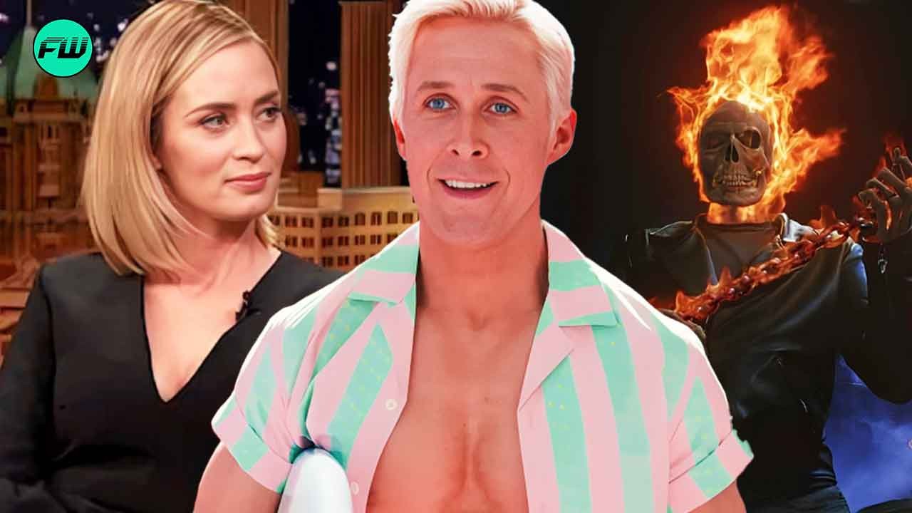 “No Ryan, He’d never do it”: Emily Blunt Feels Betrayed After Ryan Gosling Says Yes to Possibly Making His MCU Debut as Ghost Rider