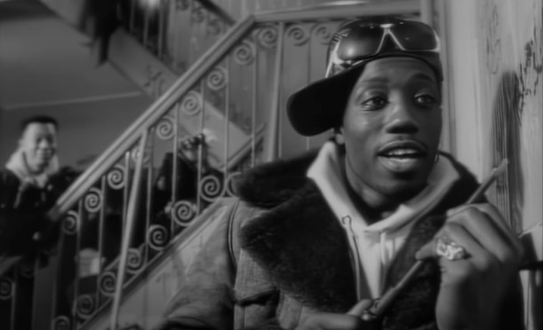 Wesley Snipes in a still from Bad music video