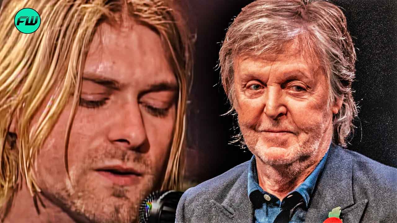Kurt Cobain and Paul McCartney