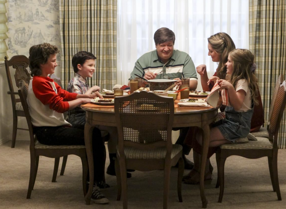 A still from Young Sheldon