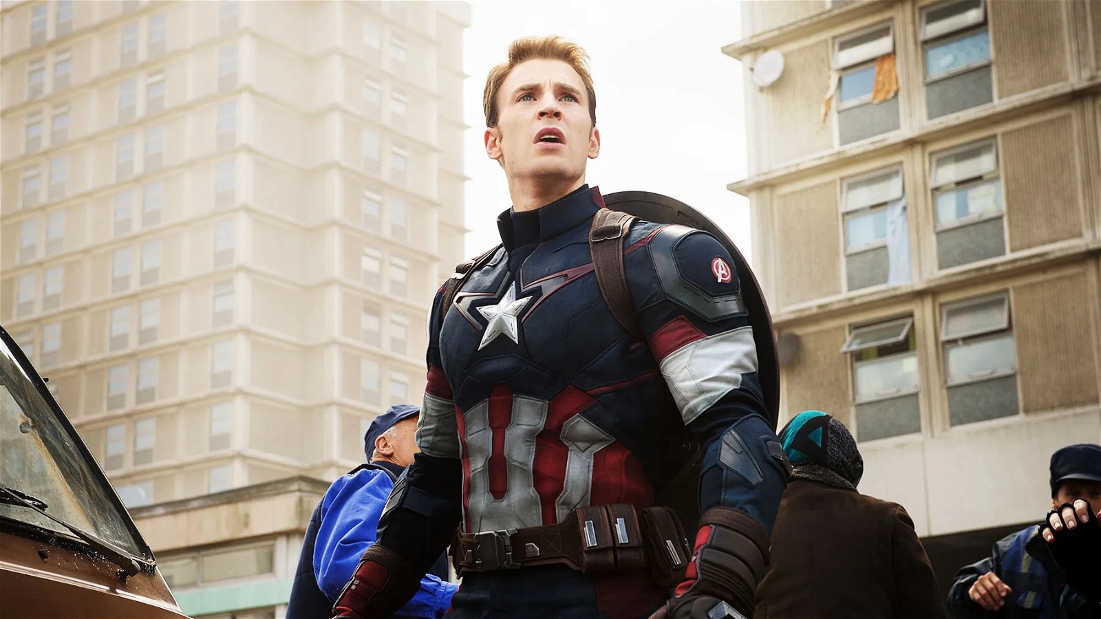 Chris Evans as Captain America in Civil War [Credit Marvel Studios]