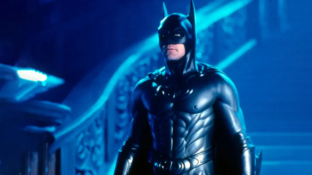 George Clooney dons the infamous nipple Batsuit in Batman & Rubin
