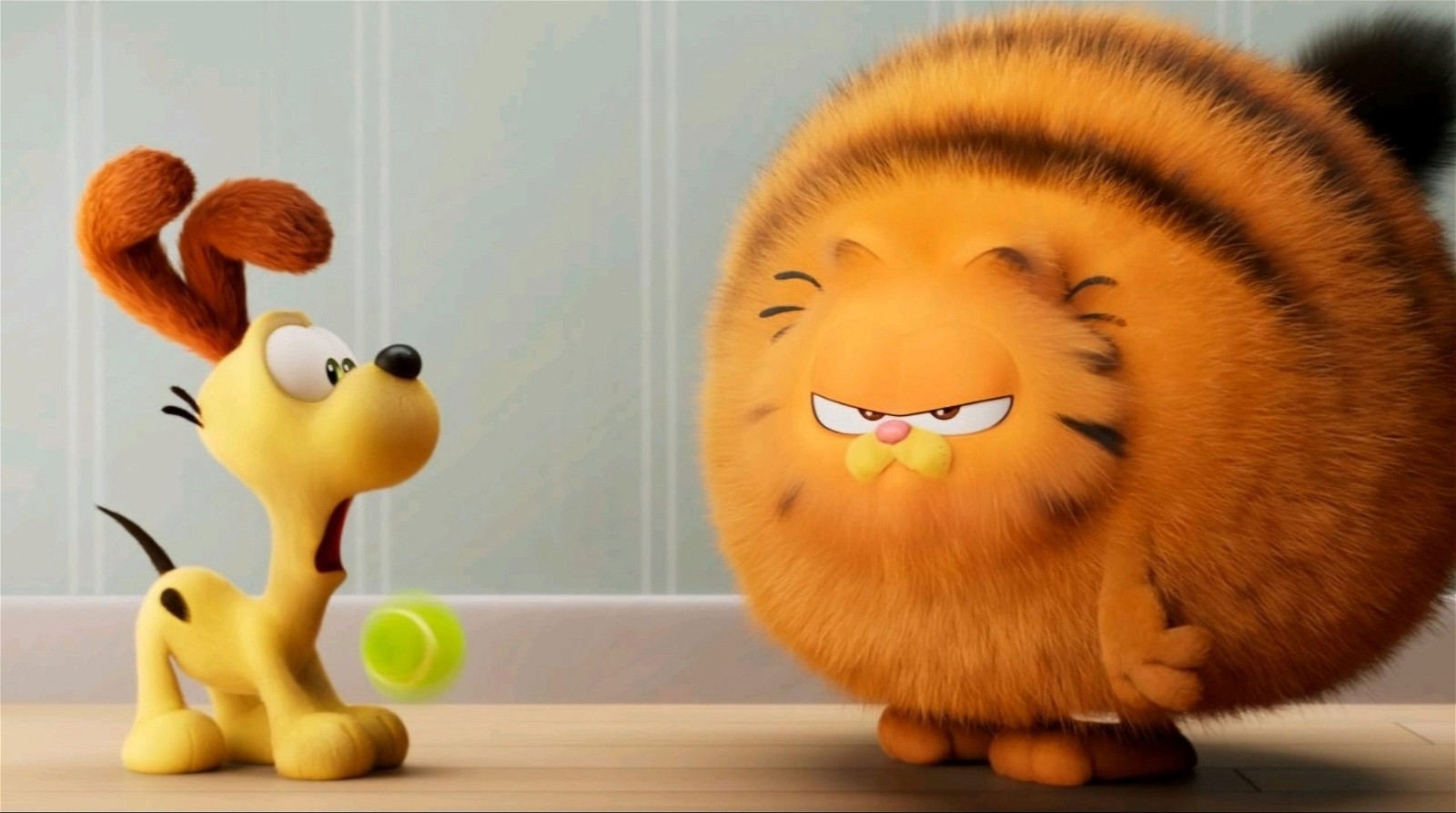 Ving Rhames and Chris Pratt voice Otto and Garfield in The Garfield Movie (2024) | Image via Sony Pictures