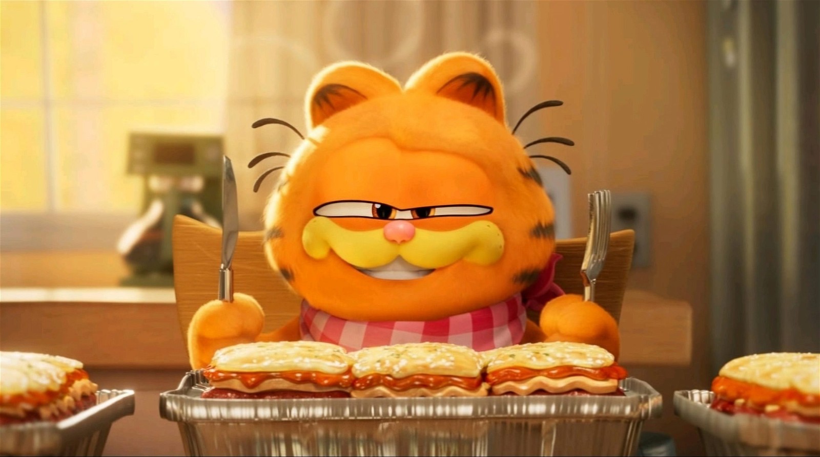 Chris Pratt is the voice of Garfield in The Garfield Movie (2024) | Image via Sony Pictures