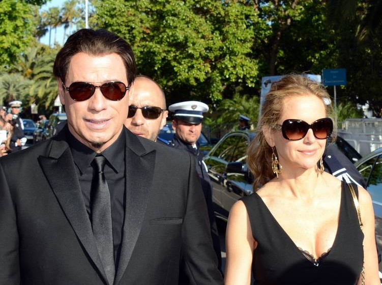 John Travolta with his wife Kelly Preston
