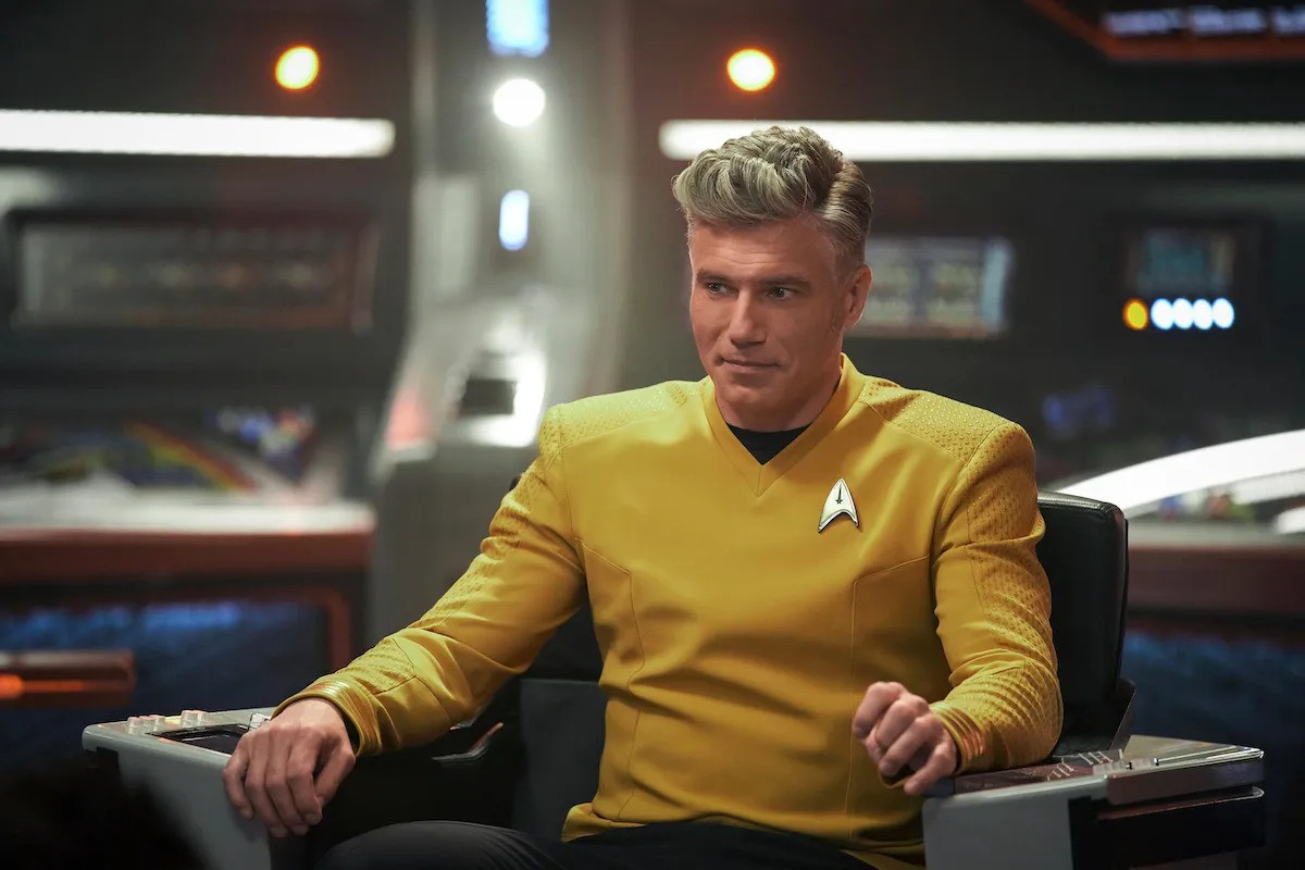 Anson Mount as Captain Pike in Strange New Worlds [Credit Paramount Network]