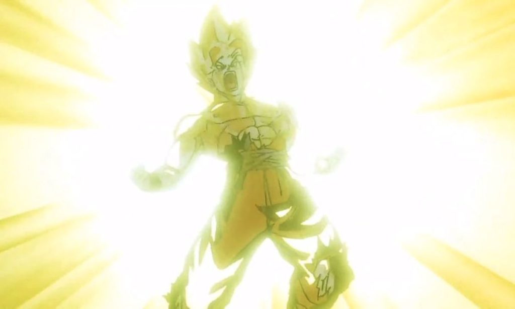 Super Saiyan Spirit Bomb by Goku