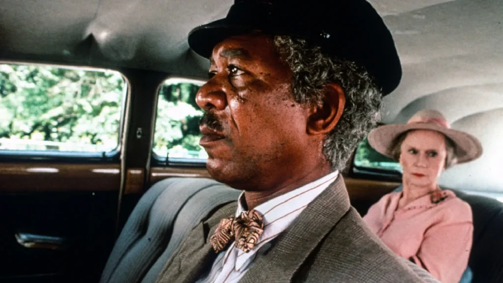 Morgan Freeman in a still from Driving Miss Daisy