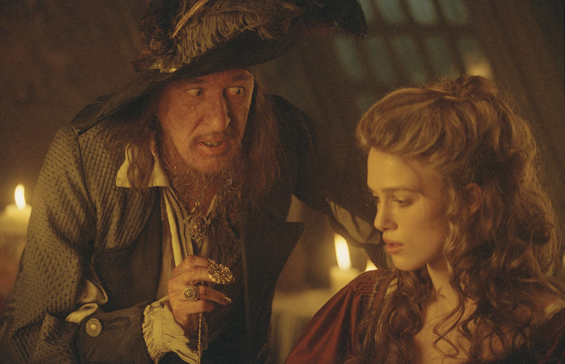 Elizabeth Swann in Pirates of the Caribbean: The Curse of the Black Pearl