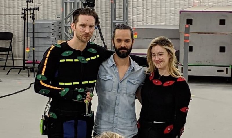 Neil Druckmann with the motion capture artists of The Last of Us Part II (credits: Sam White | Wikimedia Commons)