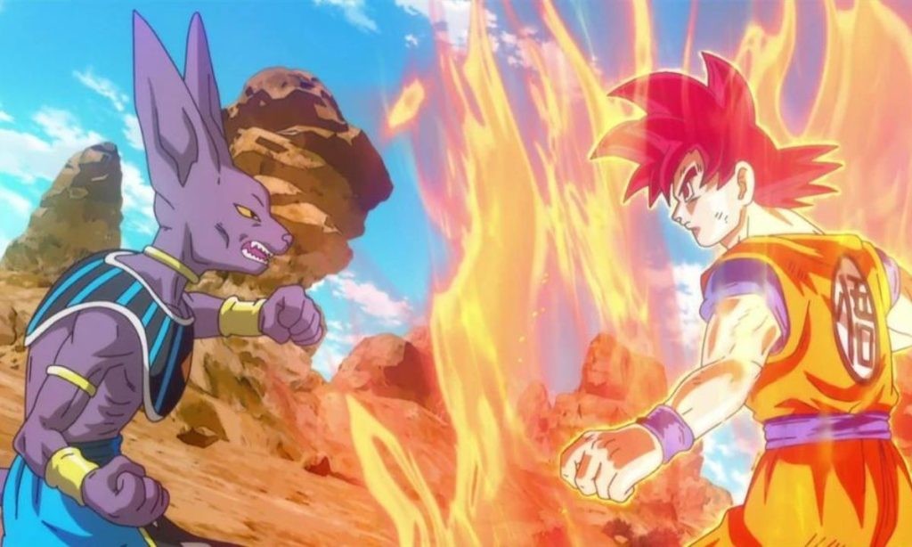 Beerus Vs. Super Saiyan God Goku _ Dragon Ball Z_ Battle of Gods Fandom