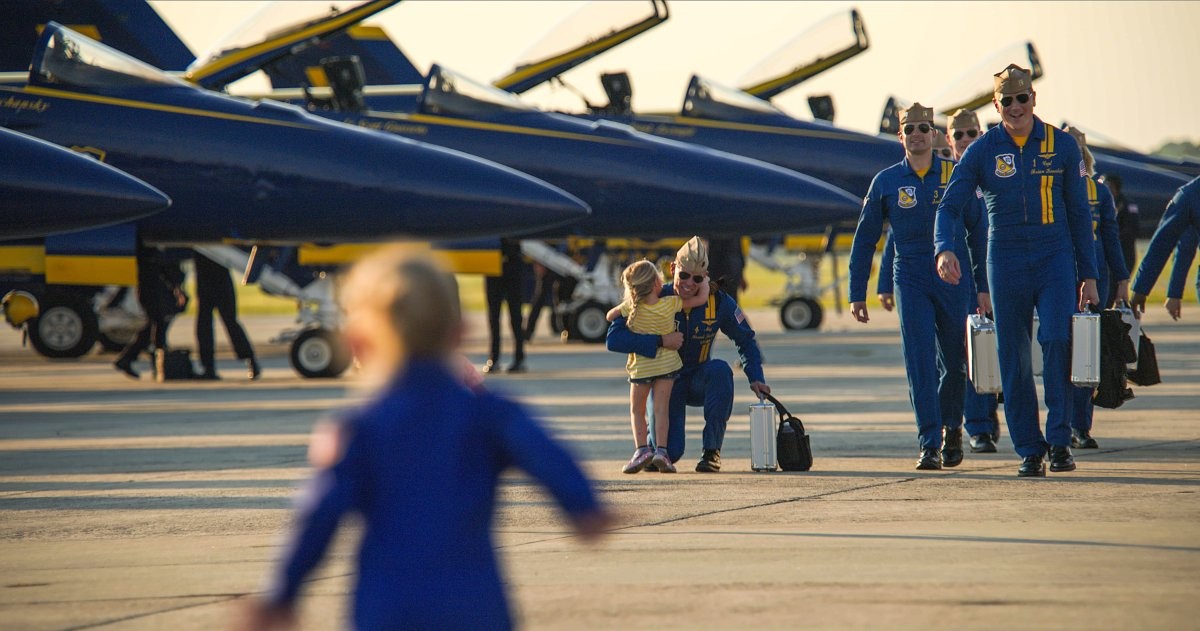 A still of Glen Powell from Blue Angels | Prime Video