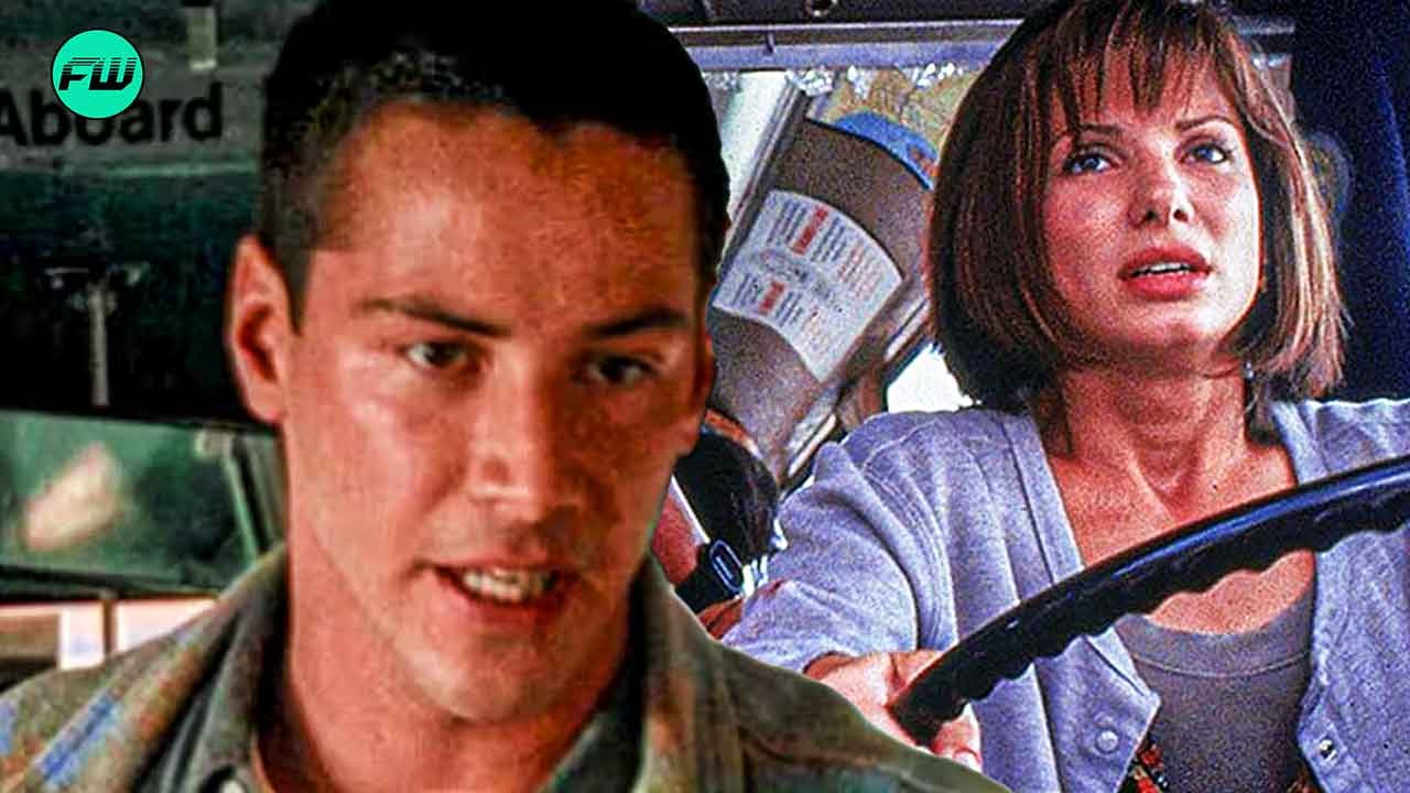 Keanu Reeves and Sandra bullock in Speed