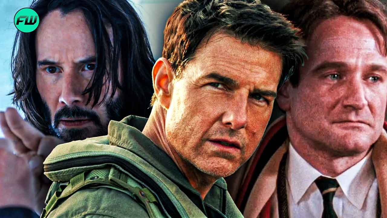 Tom Cruise,Keanu Reeves and Robin Williams
