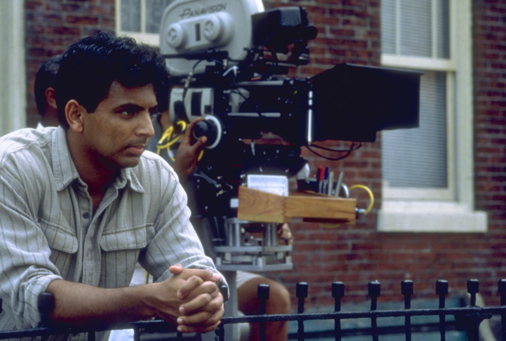 M. Night Shyamalan in the set of The Sixth Style 