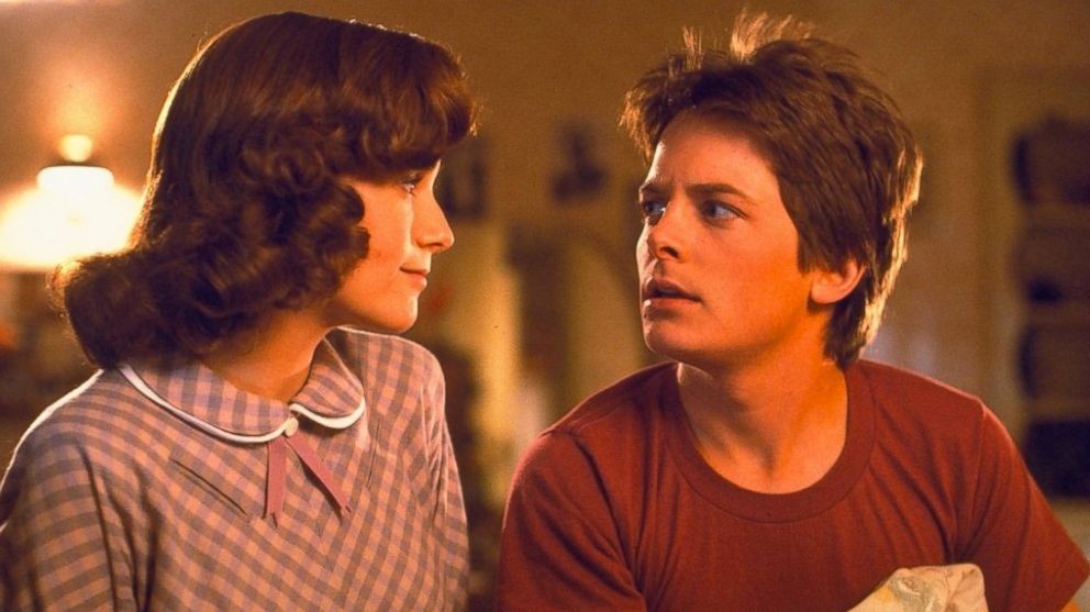 Lea Thompson and Michael J. Fox in a still from Back to the Future | Universal Pictures