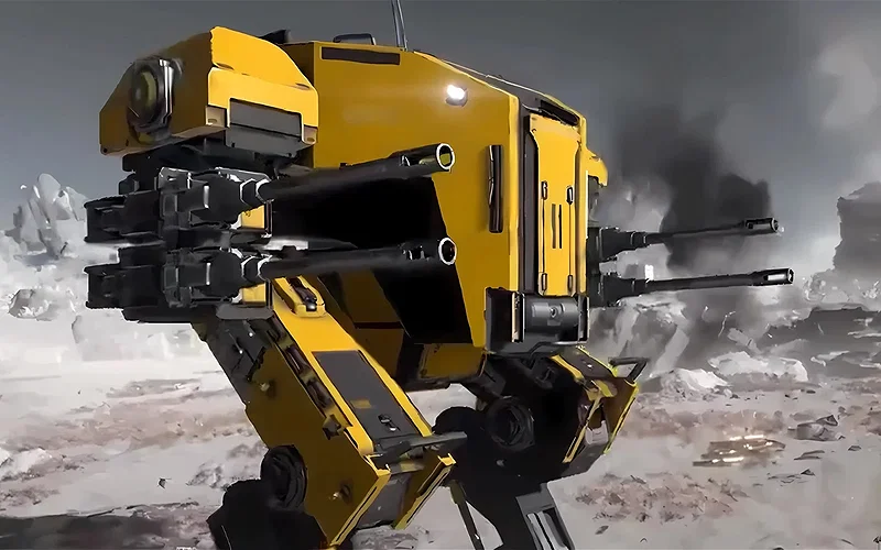 What It Was and What to Expect 2 Helldivers 2 screenshot showcasing the Emancipator Exosuit.