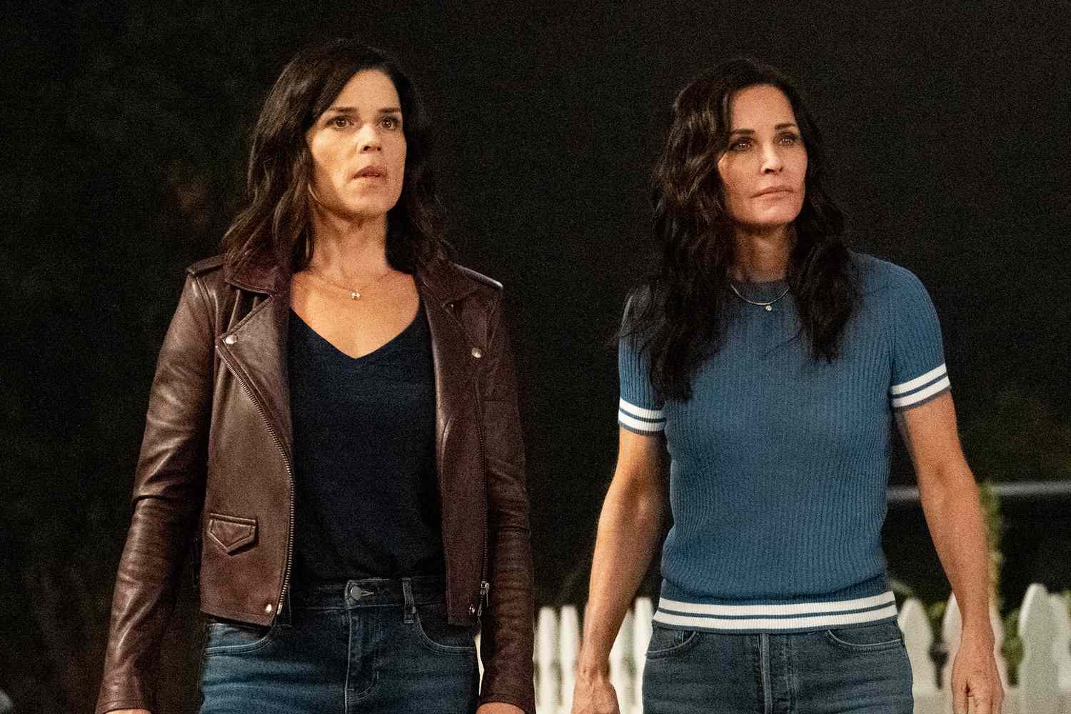 Neve Campbell and Courteney Cox in a still from the Scream series | Paramount Pictures