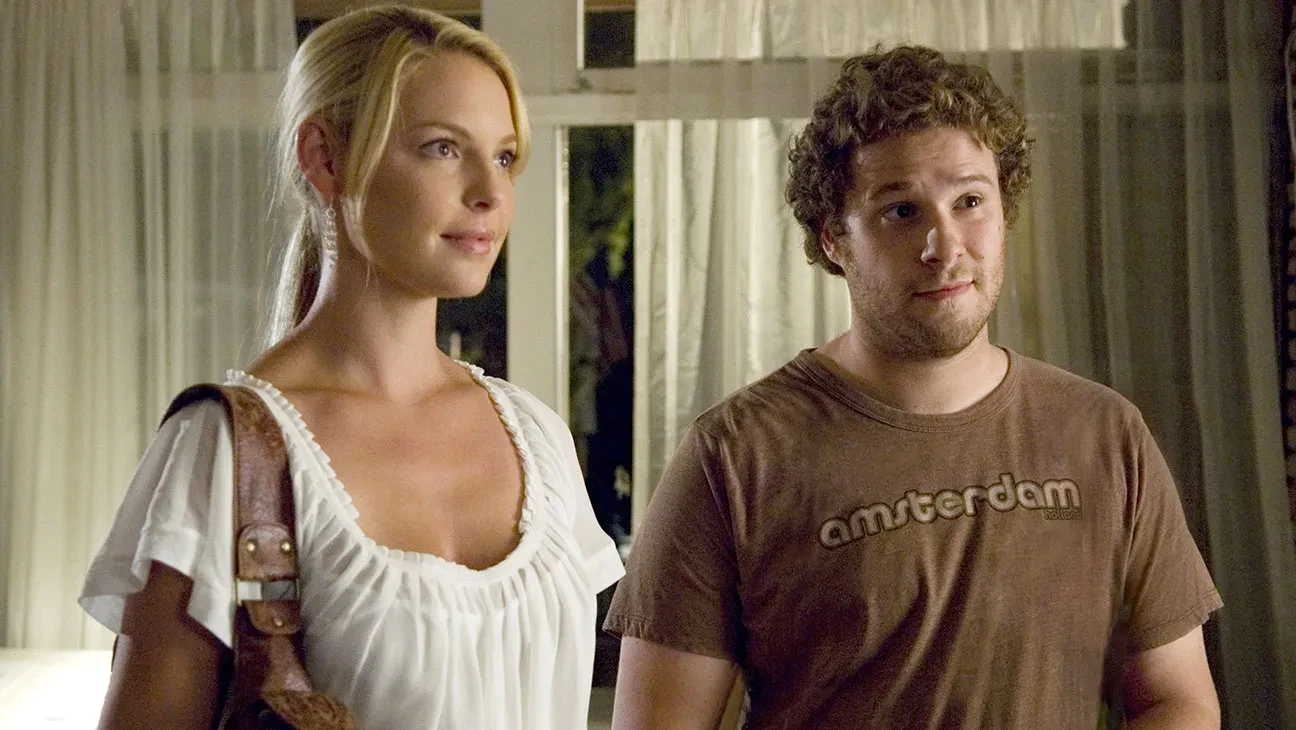 Katherine Heigl and Seth Rogen in a still from Knocked Up | Apatow Productions