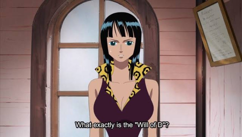 Robin Discussing the Will of D. | Toei Animation