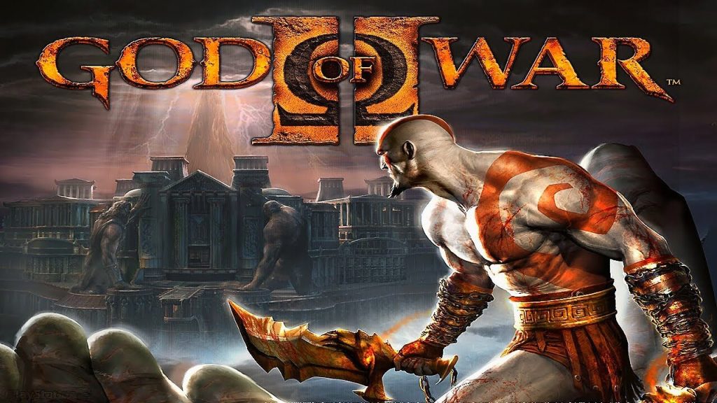 God of War 2 promo art.