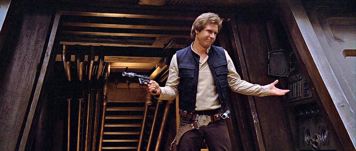 Harrison Ford as Han Solo in a still from the Star Wars franchise | Lucasfilm and Disney
