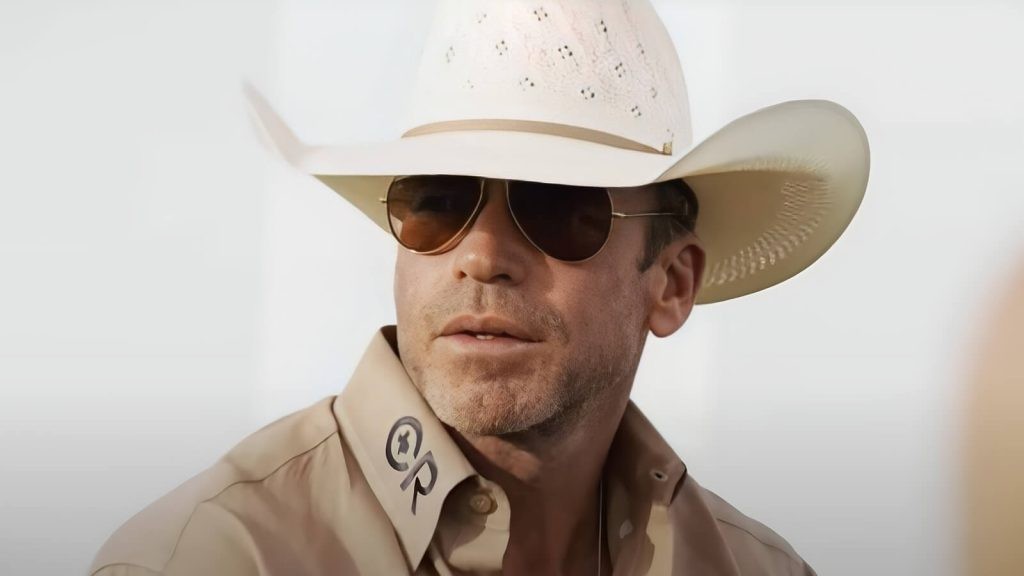 Taylor Sheridan in a still from Yellowstone. | Credit: Paramount Network.