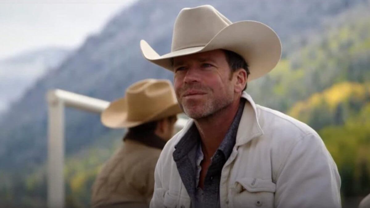 Taylor Sheridan in a still from Yellowstone. | Credit: Paramount Network.