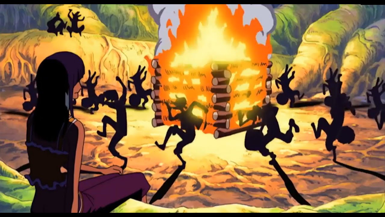 Campfire Scene in One Piece | Toei Animation