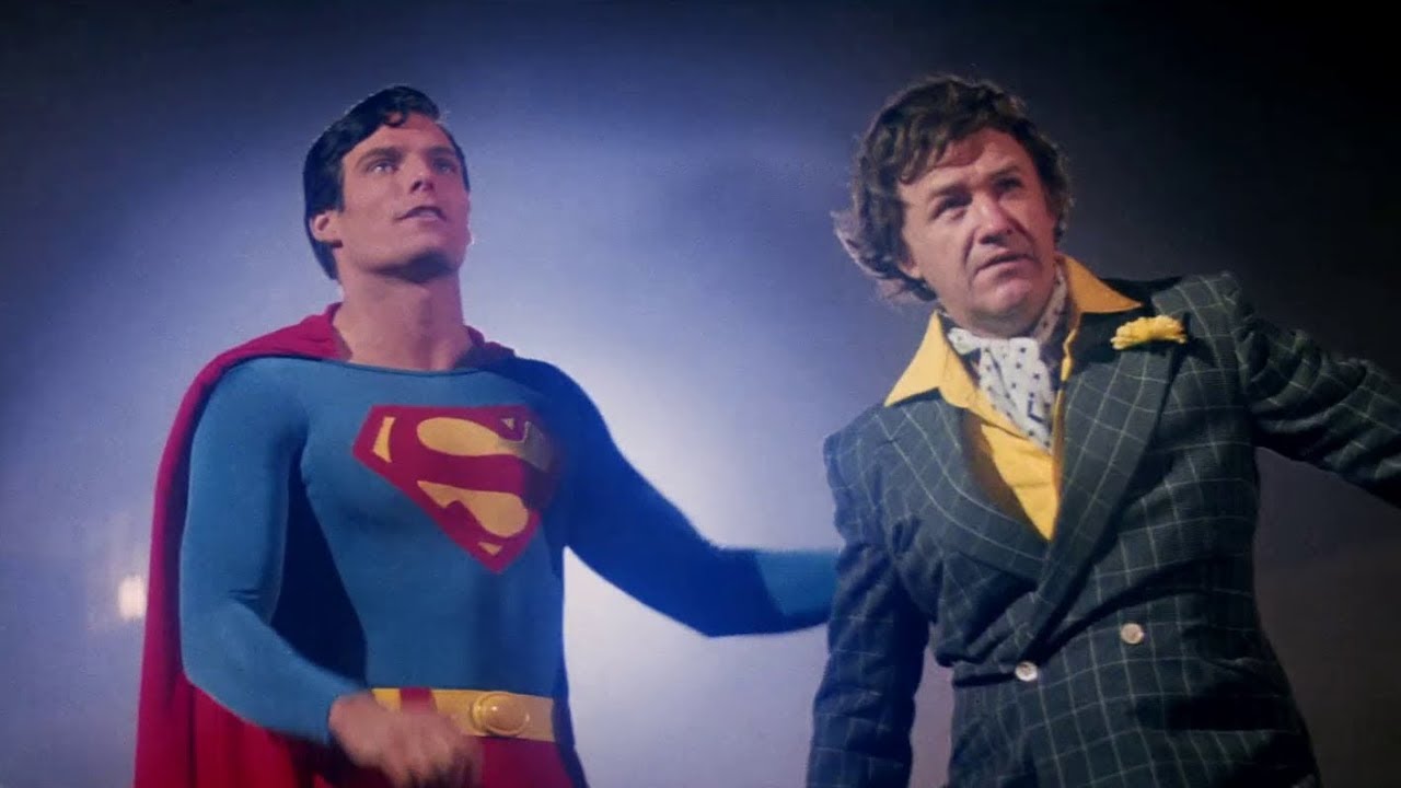 Christopher Reeve and Gene Hackman in Superman 