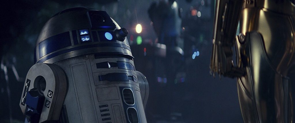 R2-D2 in Star Wars. 