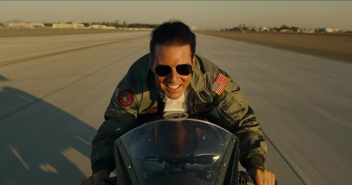 Tom Cruise as Captain Pete "Maverick" Mitchell in Top Gun: Maverick | Paramount Pictures