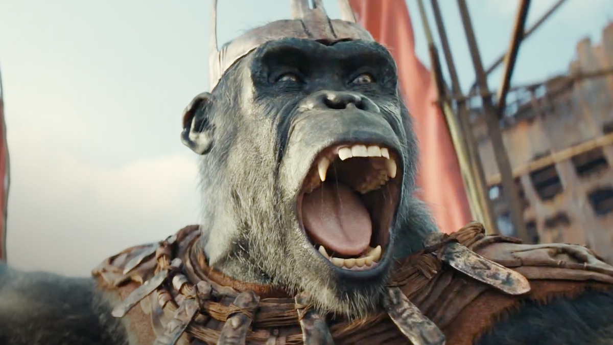 A still from Kingdom of the Planet of the Apes | 20th Century Studios