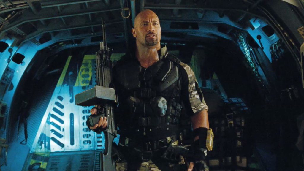 Dwayne Johnson in G.I. Joe: Retaliation. | Credit: Paramount Pictures.