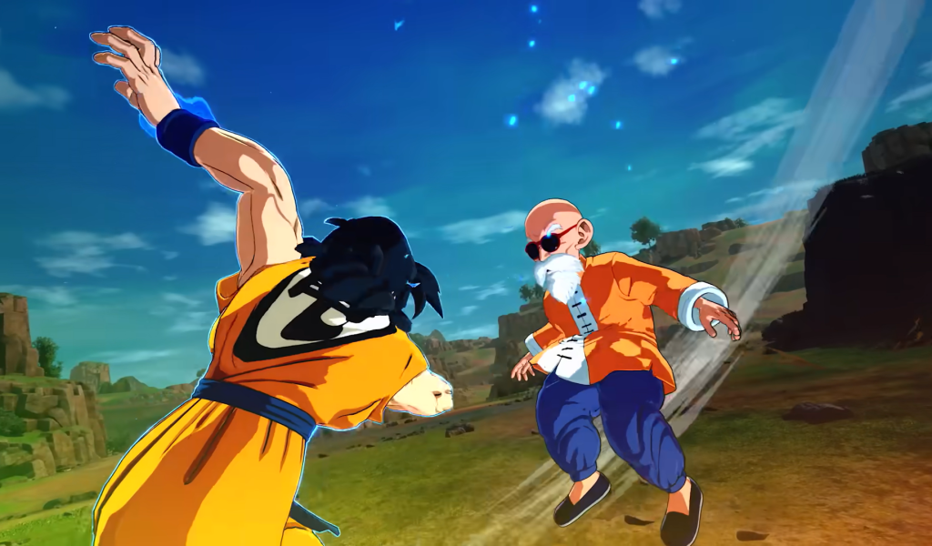 Yamcha's Wolf Fang Fist is depicted to perfection in the game.