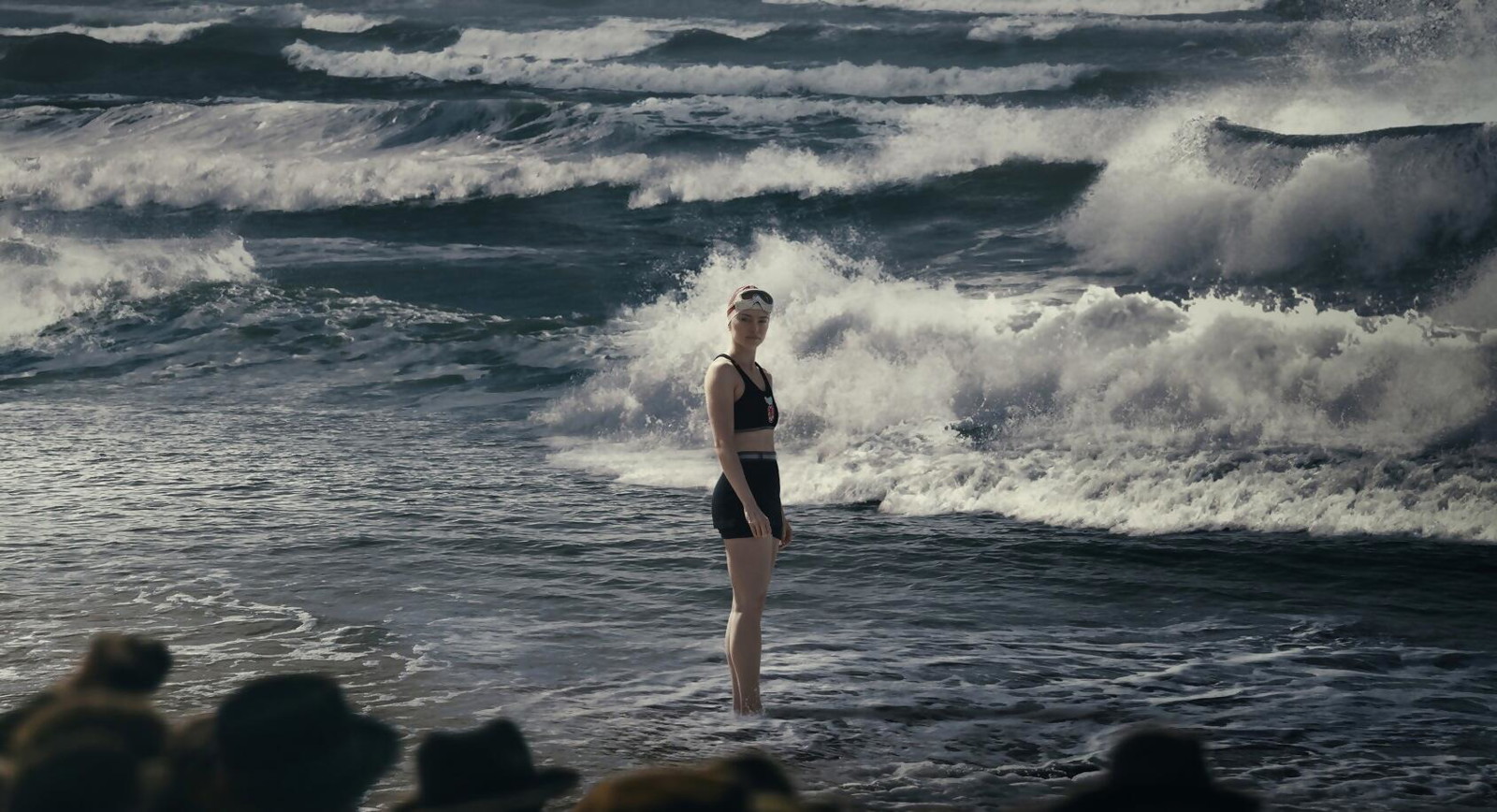 Daisy Ridley in a still from Young Woman and the Sea | Walt Disney Motion Pictures