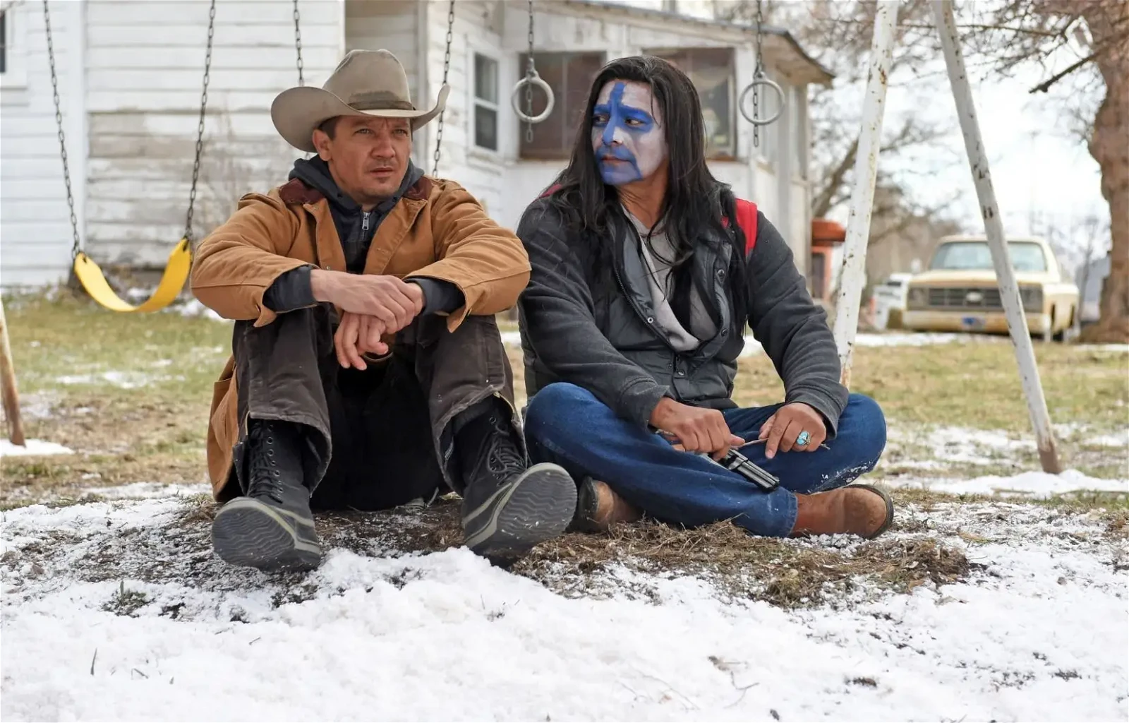 Jeremy Renner in a scene from Wind River