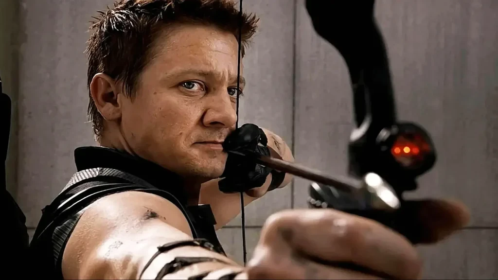 Renner in The Avengers. | Credit: Paramount Pictures.